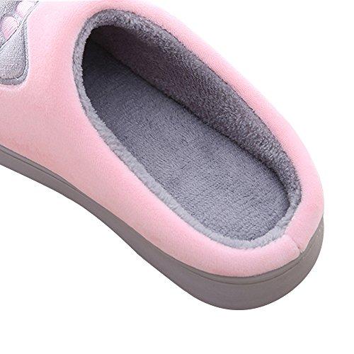 Light Pink Women Bedroom Shoes Cat 