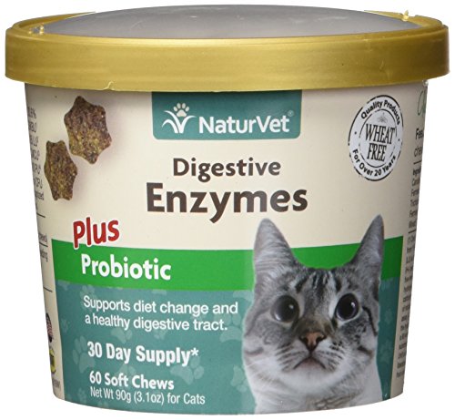 Digestive Enzymes Plus Probiotic for Cats by NaturVet