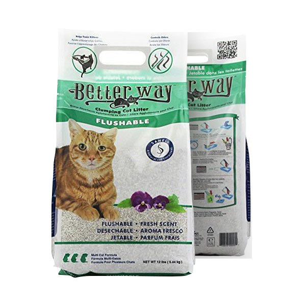 flushable kitty litter