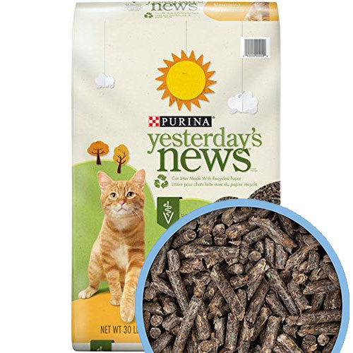 yesterday's news cat litter
