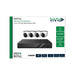 8 Channel NVR with 4 Camera Kit, Model PAR-8CHTX5MPKITIP, Paramont Series. 