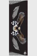 EAGLE CHECKERED FLAG COOLING TOWEL-(40"X12")