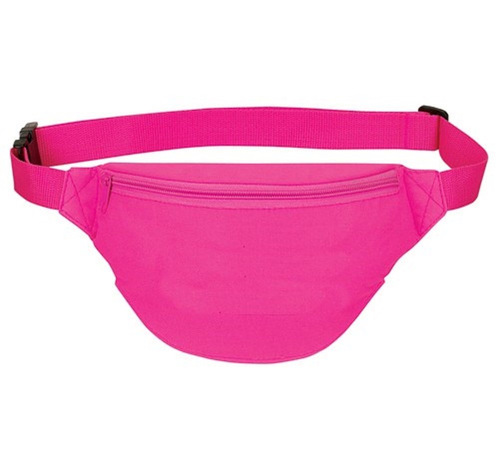 2-Zipper Fanny Pack Neon Pink – YensPackage