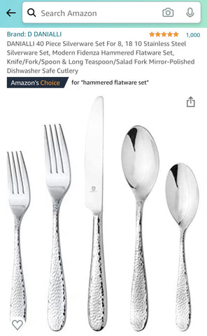 Premium Stainless Steel Flatware Set – Mellanni