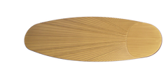 Tan leaf ceiling fan blade