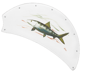 Bonefish game fish from the florida keys canvas blades for ceiling fan