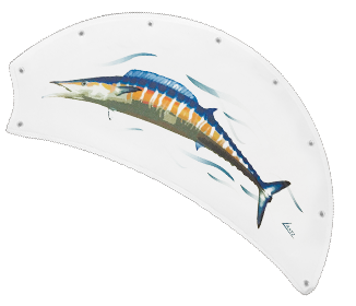 Wahoo - Cuchillas de lona personalizadas Game Fish of the Florida Keys