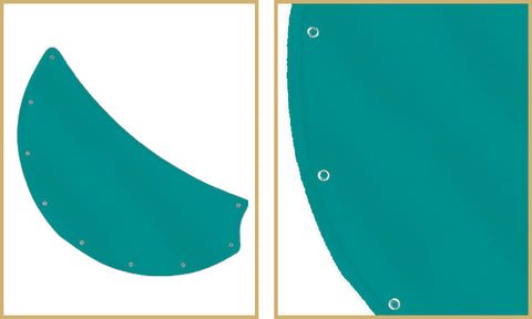 Custome Nauticla Blades Color: Aquamarine Sunbrella Fabric Code: 4623-0000