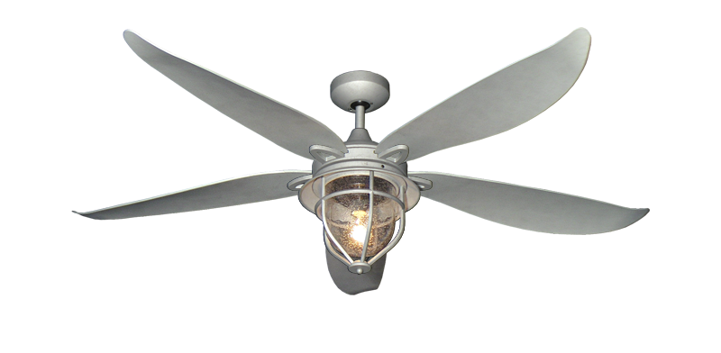 60 Inch St Augustine Ceiling Fan By Troposair Galvanized Look
