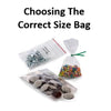 选择正确尺寸的塑料袋