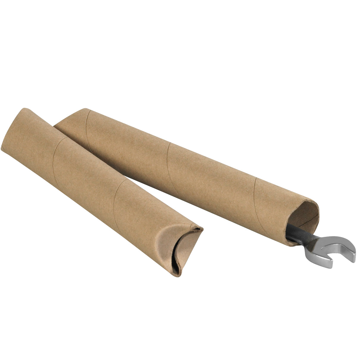 1 1/2 x 12 Kraft Crimped End Mailing Tubes .060 Gauge 70/Case