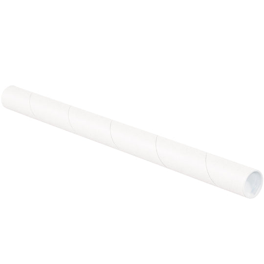 3 x 25 - Kraft Mailing Tube with Caps, 24/Case