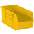 10 7/8 x 5 1/2 x 5黄色塑料Bin Boxes 12/Case