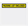 10 x 12装箱单信封(面板)-黄色500/箱