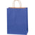 10 x 5 x 13游行蓝色购物袋250 w /处理/案例