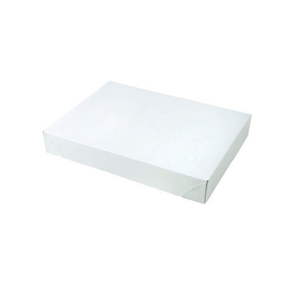 11 1/2×8 1/2 x 1 5/8白色服装盒-喷砂面100 / Case