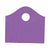 12 x 11 x 4紫色Superwave袋w /打孔处理250例