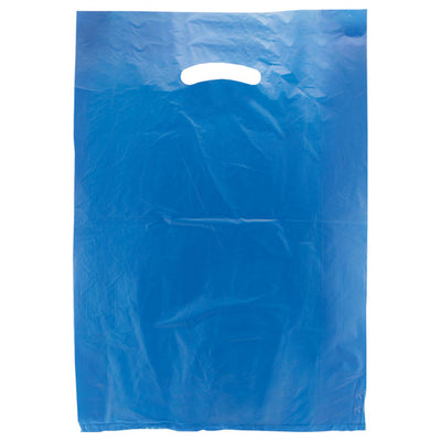 12 x 3 x 18深蓝色高密度衣袖(商品袋。70毫升厚度)500 / Case