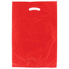 13 × 3 × 21红色高密度折边商品袋(。70毫米厚度)500/箱