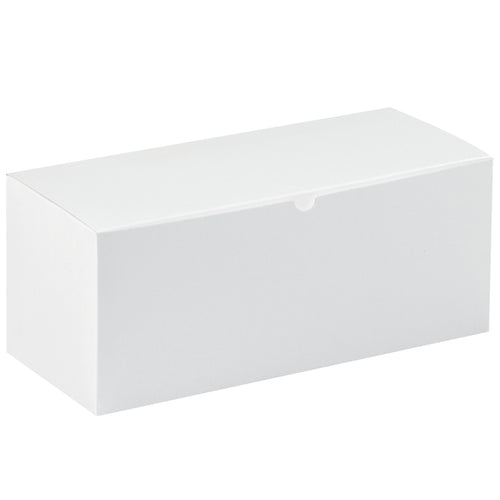 White Gift Boxes, White Gloss Gift Boxes - PackagingSupplies.com