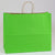 16 x 6 x 13苹果绿色购物袋250 w /处理/案例