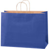 16 x 6 x 13 Parade蓝色购物袋，有手柄250个/箱