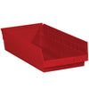17 7/8 x 8 3/8 x 4红色塑料货架本盒10 / Case