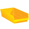 17 7/8 x 8 3/8 x 4黄色塑料货架垃圾箱10个/箱