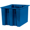 17 x 14 1/2 x 12 7/8蓝色堆叠和巢容器6/箱