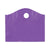 18 x 15 x 6紫色Superwave袋w /打孔处理250例