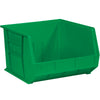 18 x 8 1/4 x 9绿色塑料垃圾箱6/箱