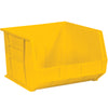 18 × 8 1/4 × 9黄色塑料垃圾桶6/箱