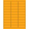 2 5/8 x 1“荧光橙可移动矩形激光标签3000 /