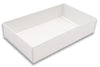 9-3/8 × 6 × 2白色2磅长方形糖果盒，250/盒