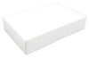 9-5/8 × 6-1/8 × 2白色2磅长方形糖果盒盖子250/箱