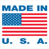 美国制造，带国旗(2 × 2) 500/卷