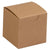 2 × 2 × 2牛皮纸(棕色)礼盒100/箱