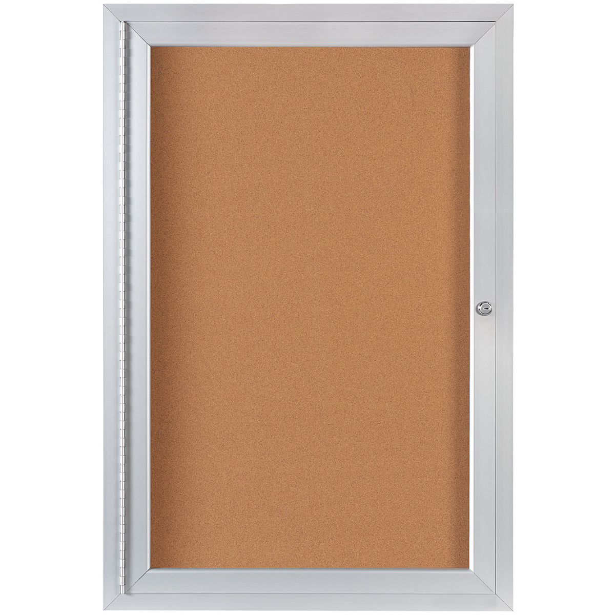 4 x 3' Enclosed Cork Board with Aluminum Frame - PackagingSupplies.com