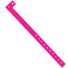 3/4”x 10”荧光粉色塑料腕带500/盒