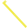 3/4”x 10”日光黄色塑料腕带500/盒