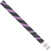 3/4 x 10“紫色斑马条纹Tyvek腕带500/箱