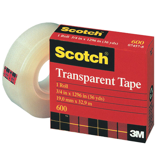 1 x 36 yds. Scotch® 665 Double Sided Tape (Permanent)