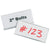 3 x 1 5/16成角度的线 -  RAC卡扣标签支架25 /壳体