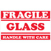 脆弱的玻璃小心轻放标签(3 x 5) 500 /卷