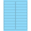 4 x 1”荧光浅蓝色矩形激光标签2000 /