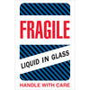 4 x 6”——“脆弱——液体玻璃”标签500 /卷