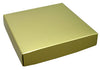 5-3/4 x 5-3/4 x 1-1/8黄金8盎司(1/2磅)方形糖果盒盖子250/箱