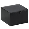 6 x 6 x 4黑色光泽礼盒100/箱