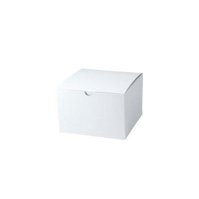 6 x 6 x 4白色光泽礼盒100/箱