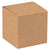6 × 6 × 6牛皮纸(棕色)礼盒100个/箱